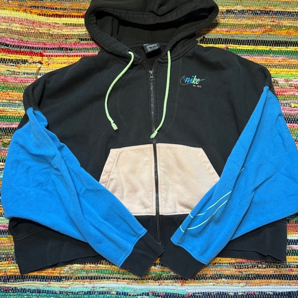 Nike Colorblock Zip Hoodie – Loose Fit XL - Picture 2 of 4